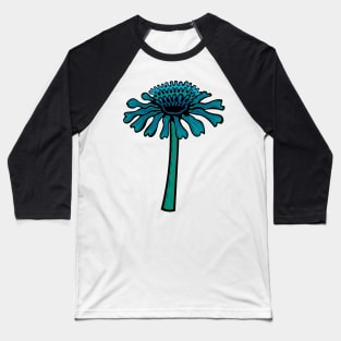 Blue Flower Indigenous WAWEZHI CANADA Baseball T-Shirt